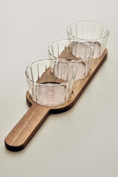 BOWL TRAY SET - Прозорий Zara