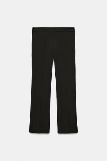 PANTALON LÉGÈREMENT ÉVASÉ - Marron de Zara - Image 8