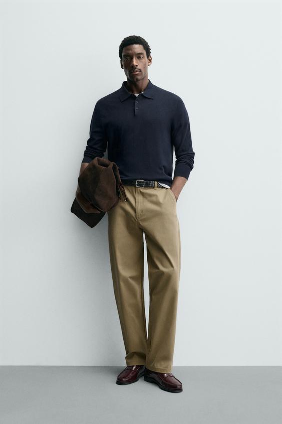 STRAIGHT FIT CHINO PANTS