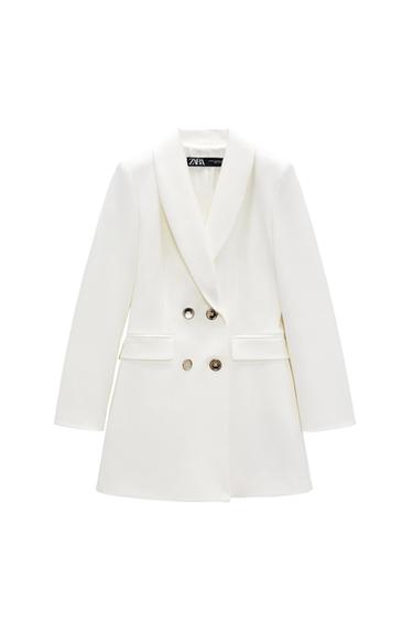 DOUBLE BREASTED LONG BLAZER