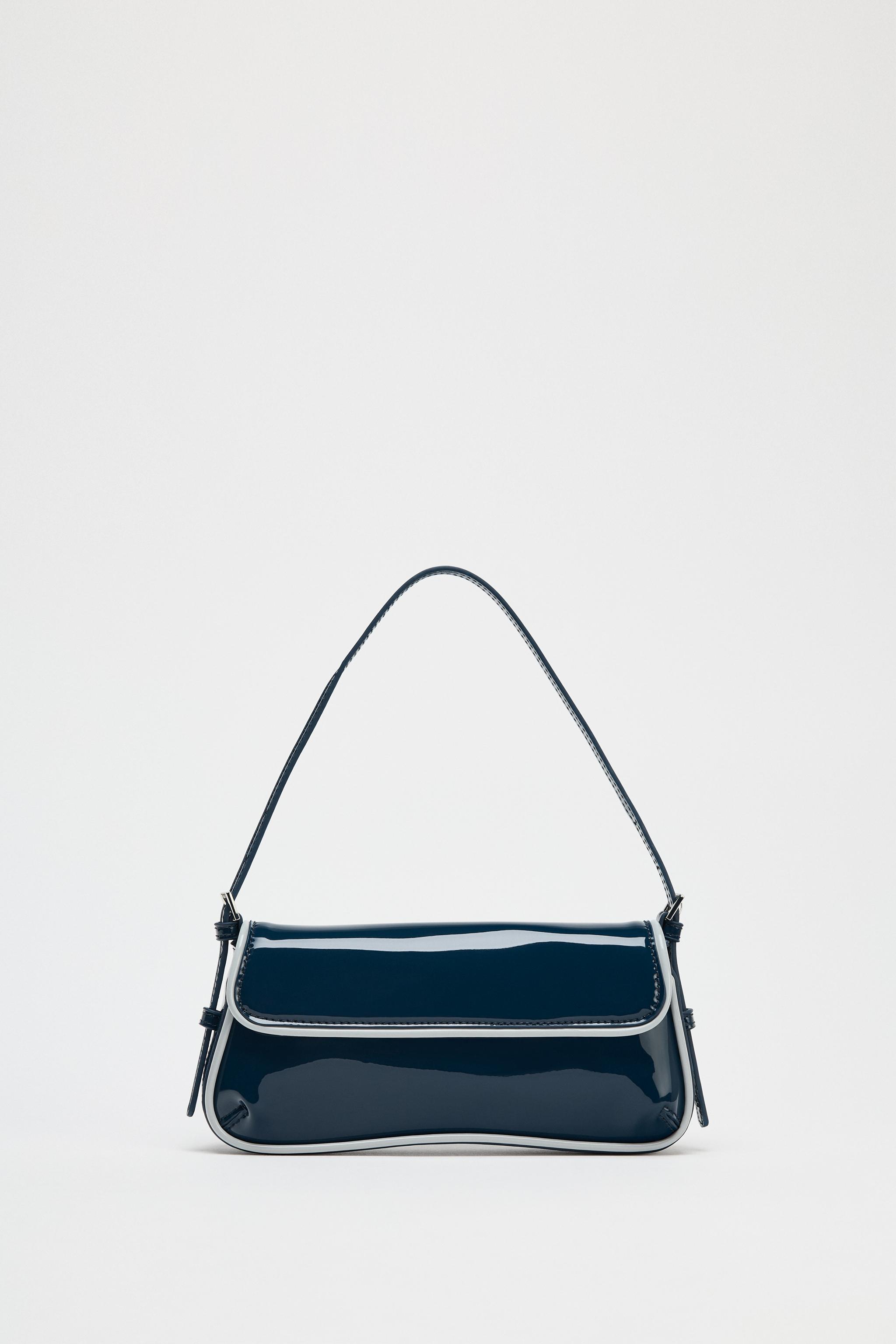 Bolsas De Hombro Zara Bolso De Hombro ZARA Embellished Azul