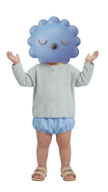 KNIT HENLEY JUMPER - Pastel green by Zara