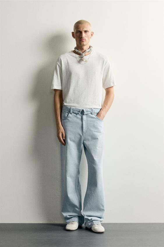 JEANS FLARE FIT - Azul claro de Zara - Imagen 0