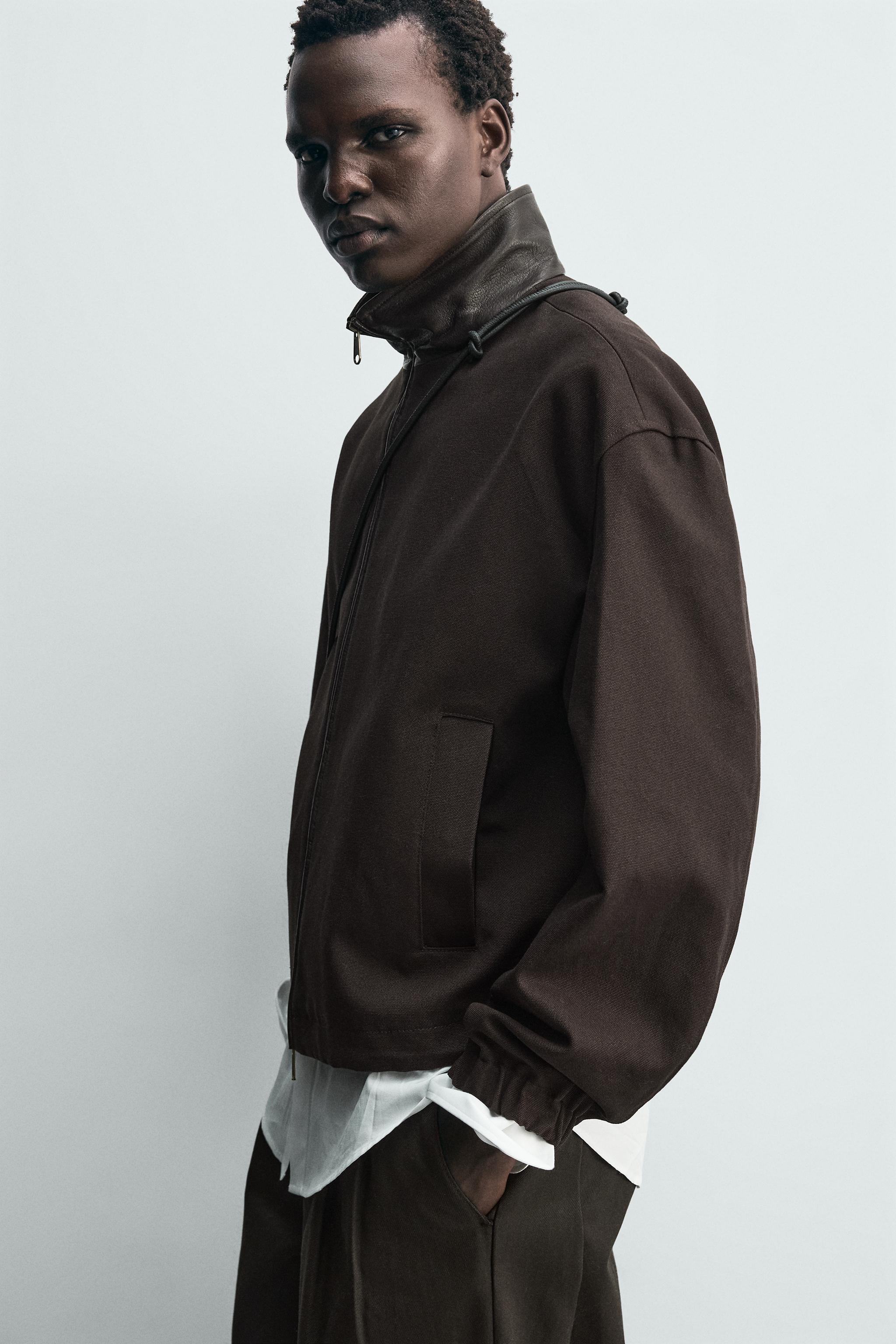 BLOUSON AVEC COL BIMATIÈRE