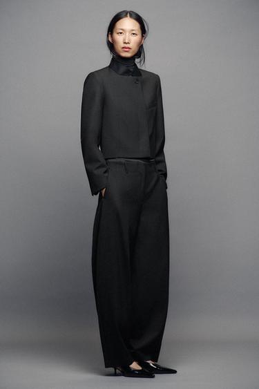 Zara ZW COLLECTION 燈籠長褲 - 棕色