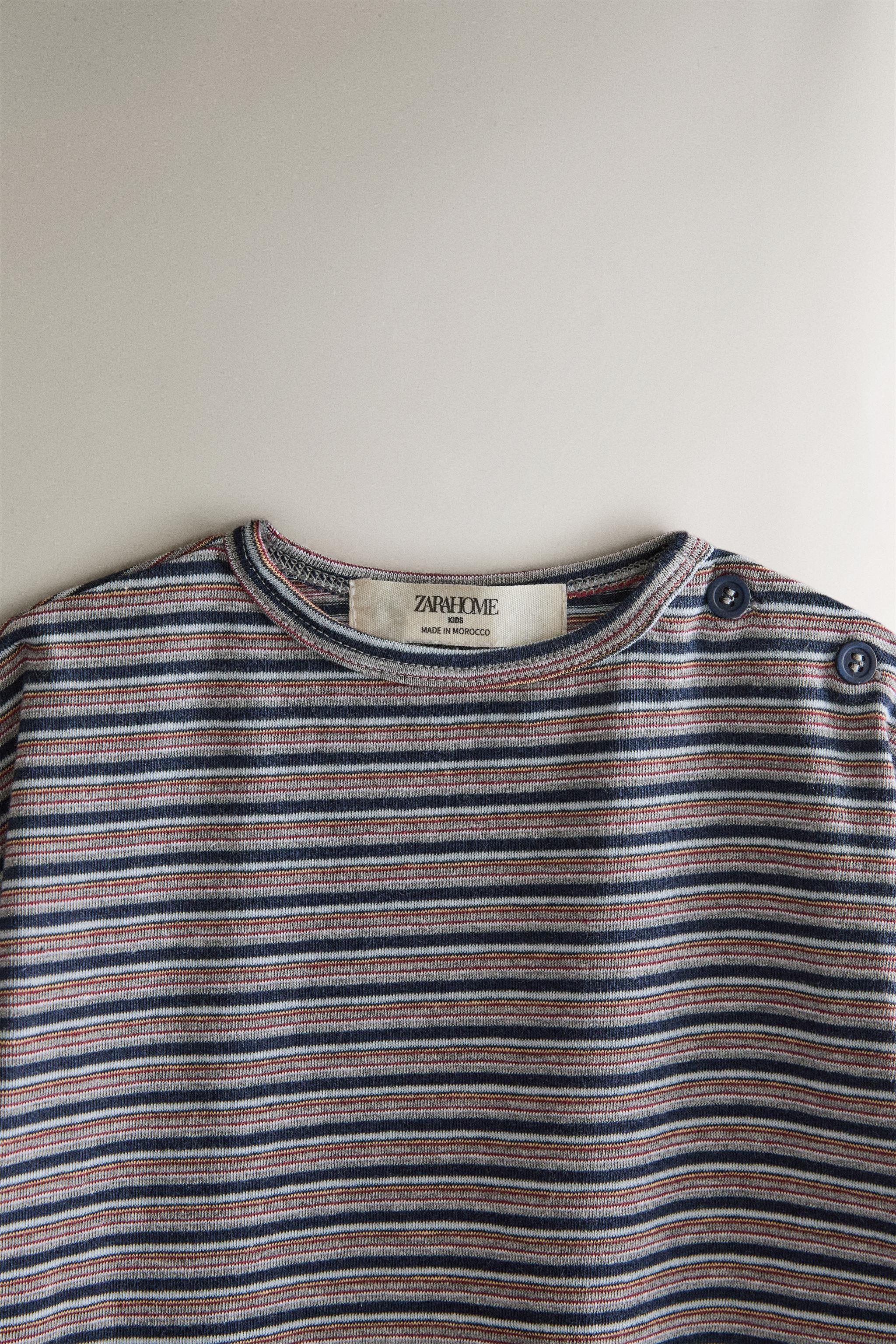 T-SHIRT DE PLAGE ENFANT RAYURES