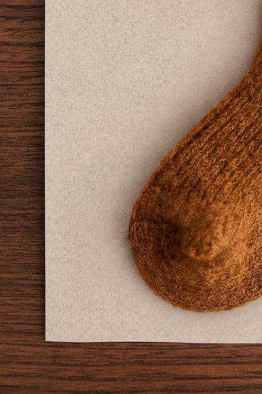 ZARA TIMELESS - CASHMERE SOCKS - Toffee by Zara