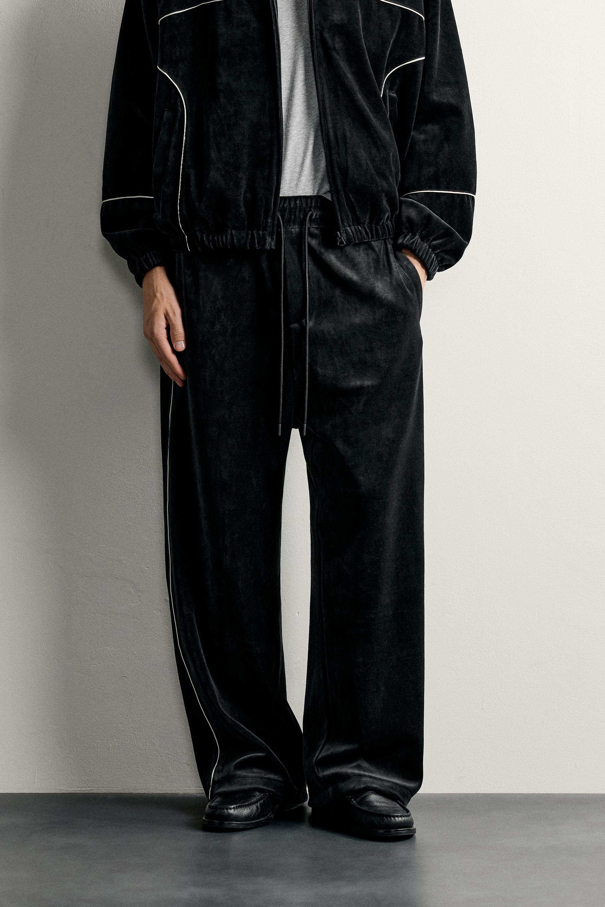 RETRO VELOUR TRACK PANTS