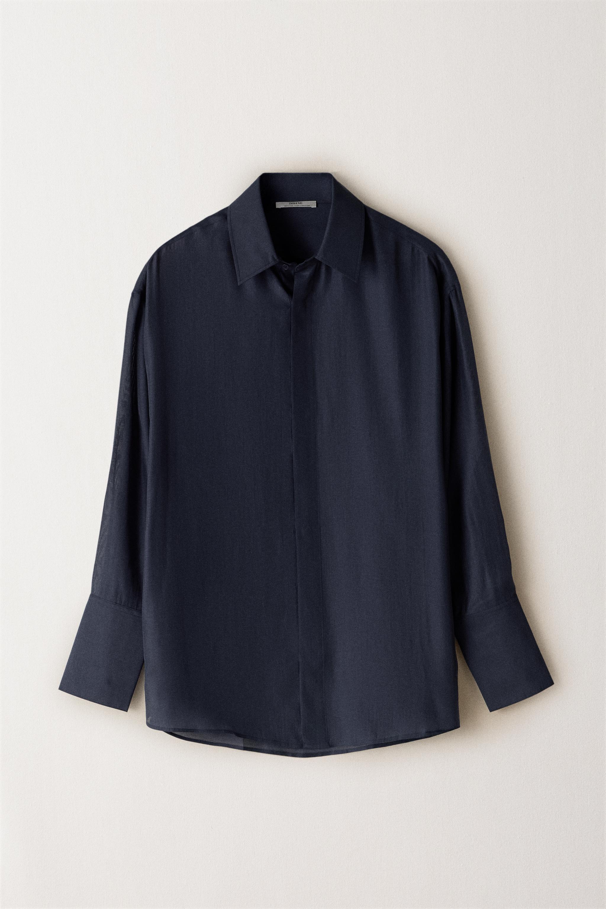 SHEER OVERSIZED SHIRT