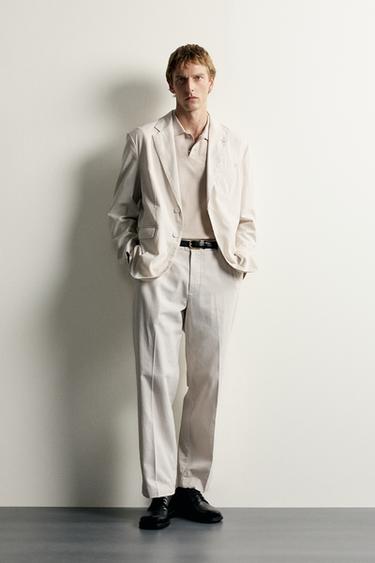 Zara WASHED RELAXED FIT SUIT - 