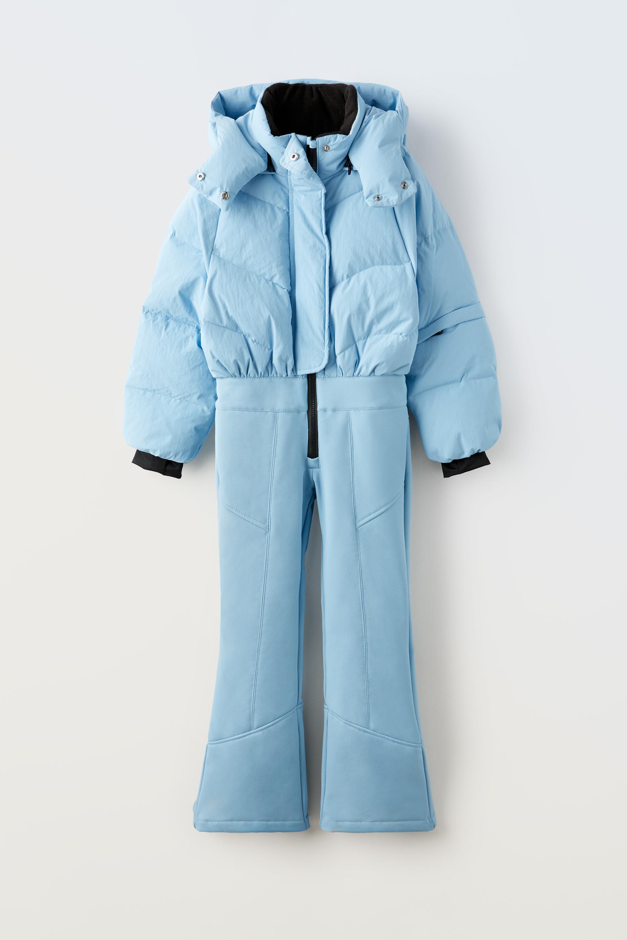 FEATHER AND DOWN JUMPSUIT SNOW COLLECTION - Light blue | ZARA 