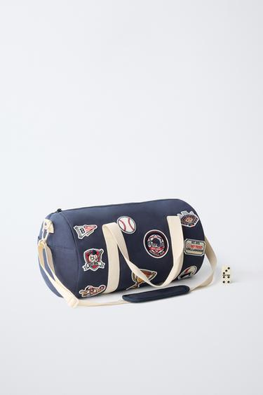 SAC BOWLING À PIÈCES - Bleu marine de Zara - Image 5