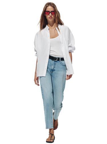 ΤΖΙΝ Z.05 MOM FIT ΨΗΛΟΜΕΣΟ - Μπλε μεσαία απόχρωση του Zara