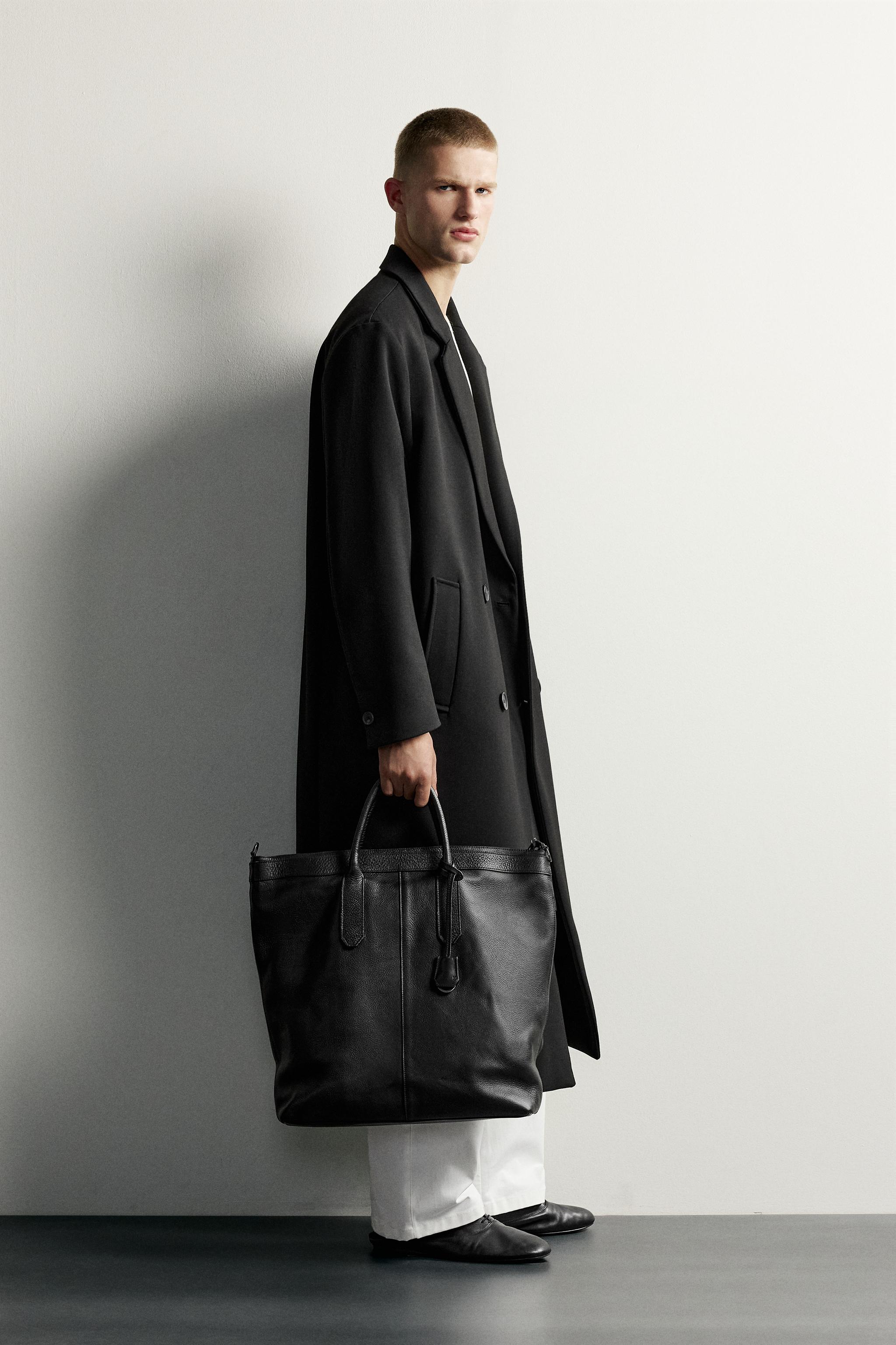 MANTEAU À BOUTONNAGE CROISÉ COUPE OVERSIZE