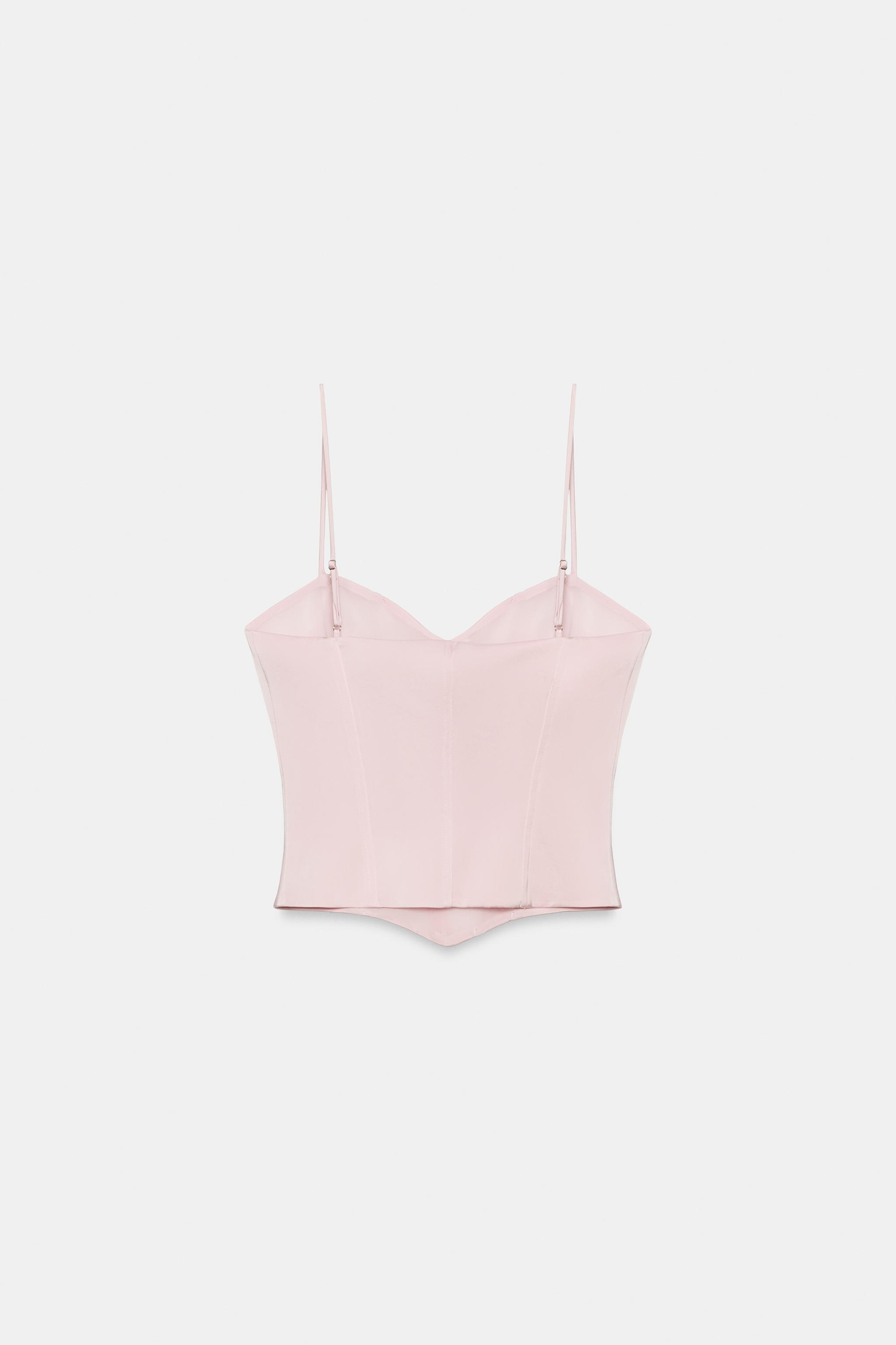 SATEN KORSE TARZI TOP - Görsel 6
