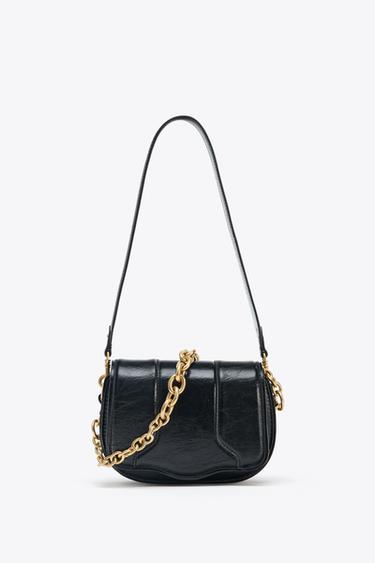 Zara MINI CHAIN BAG - Black