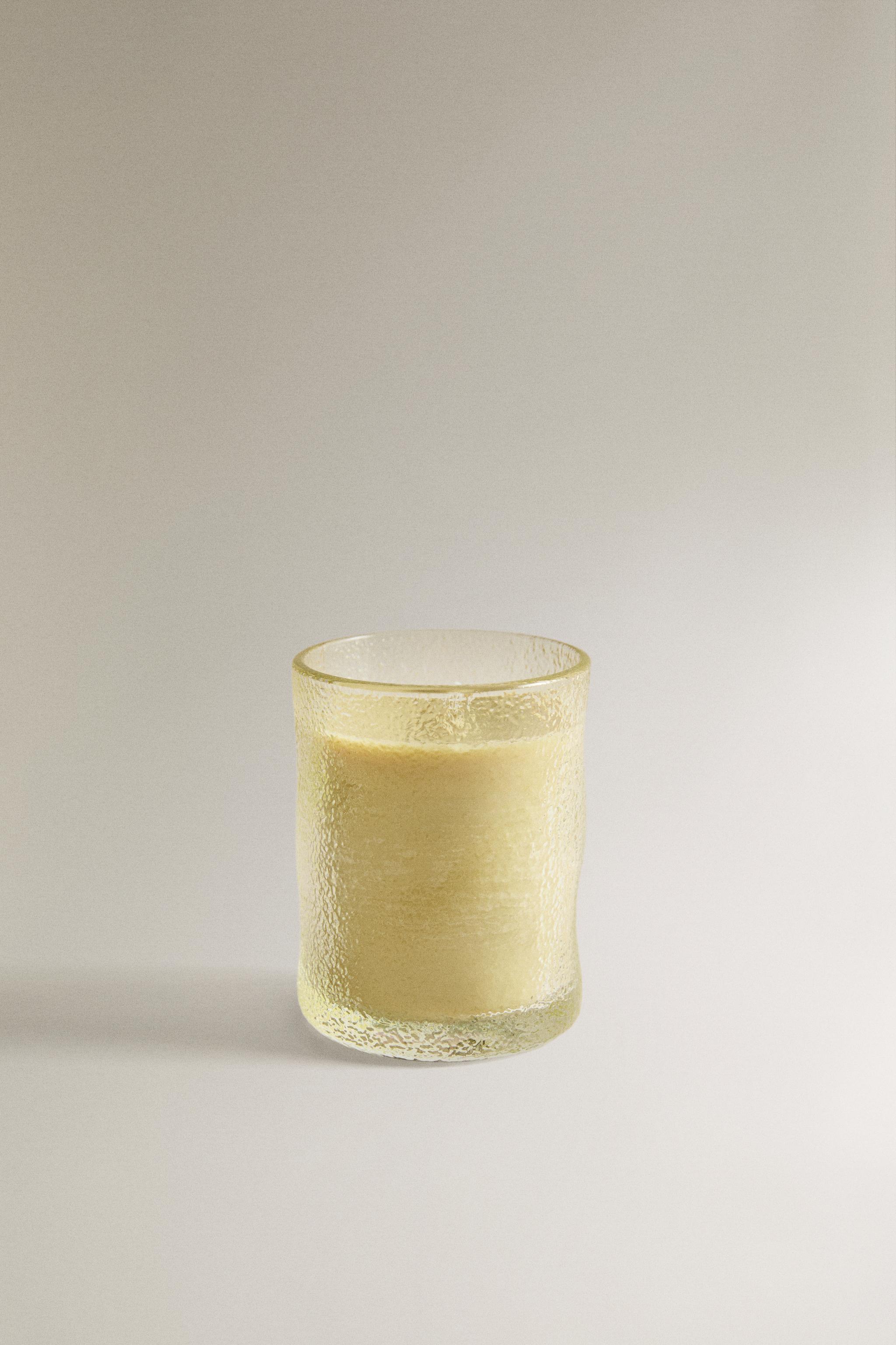 (155 G) VETIVER MELON SCENTED CANDLE — Dark bottle green