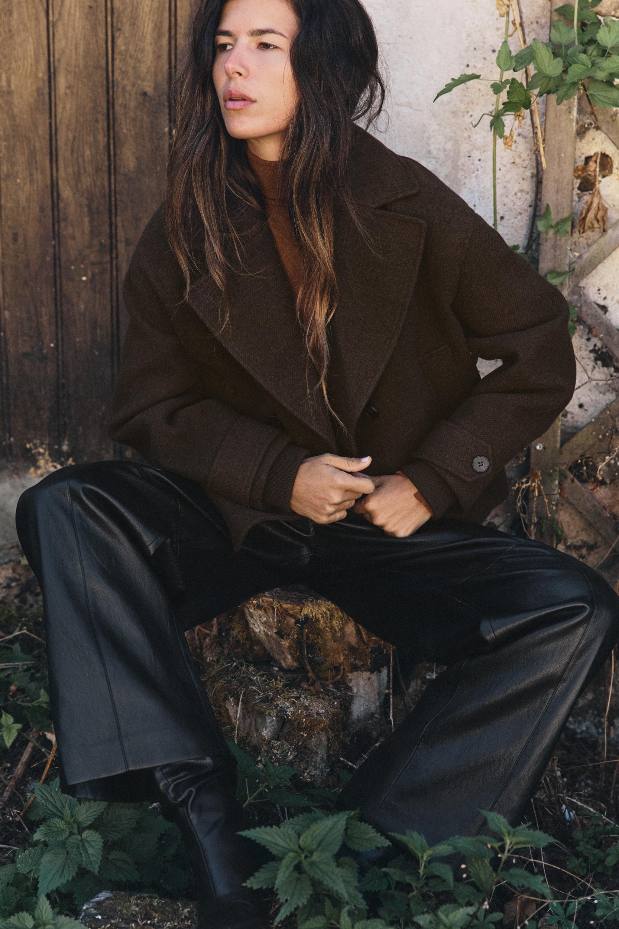 MANTEAU COURT CROISÉ SOFT