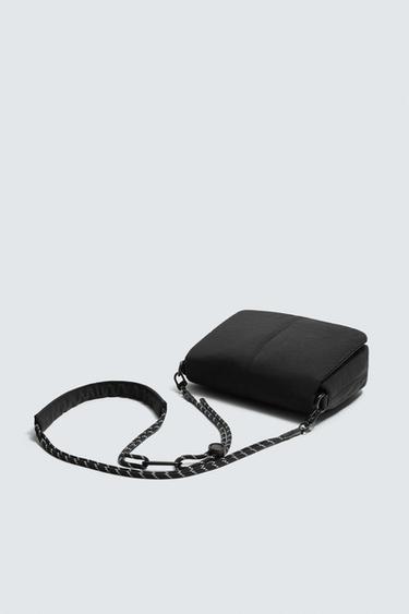 NYLON CROSSBODY BAG - Black by Zara
