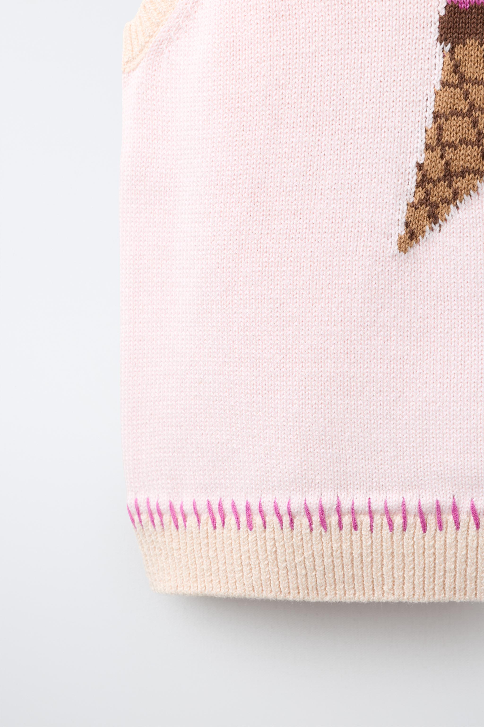 ICE CREAM PRINT KNIT VEST