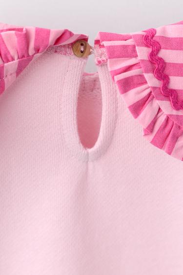 SWEAT COL CLAUDINE ONDULINA - Rose clair de Zara - Image 3