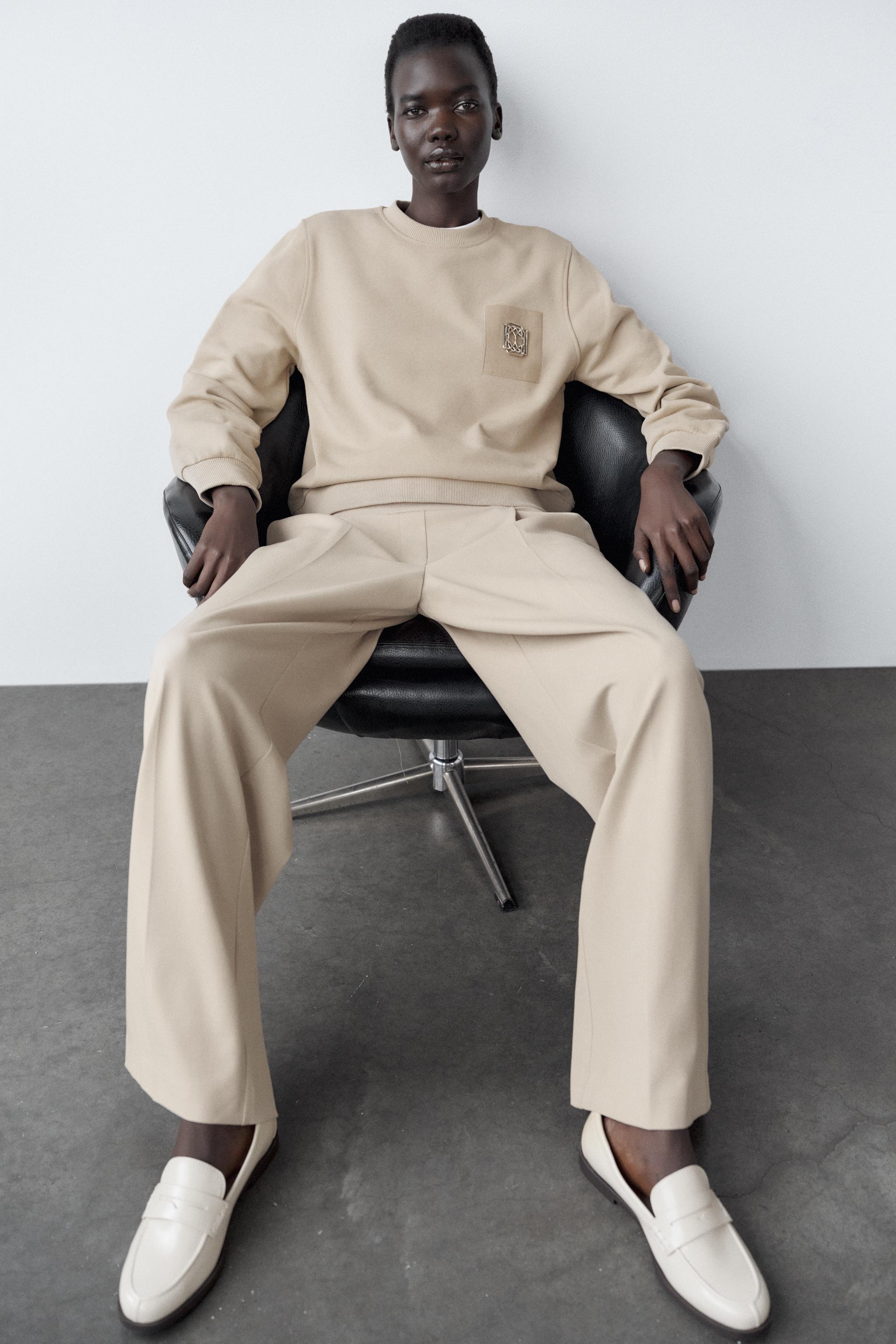 ペニーストラップ付きドレッシーローファー - ブラウン | ZARA