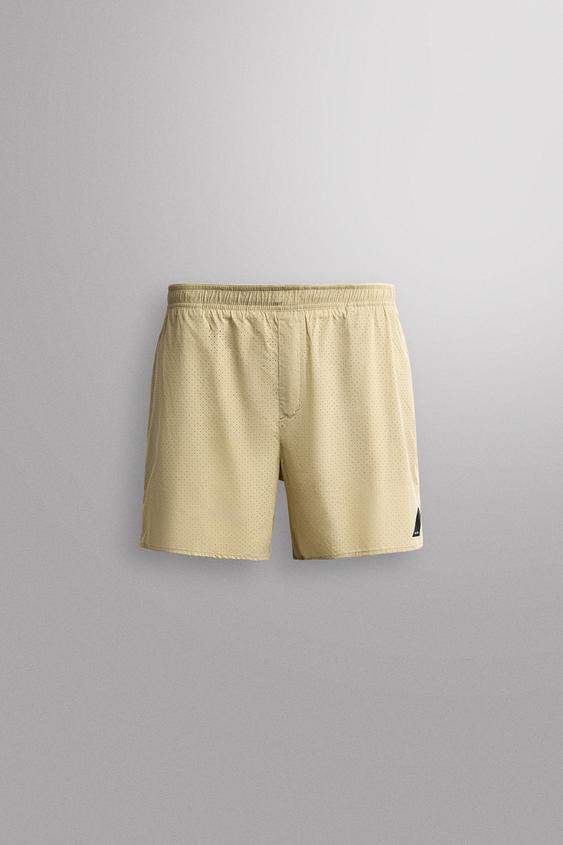 Zara RUNNING SHORTS 5" - Ecru / Beige - Image 0