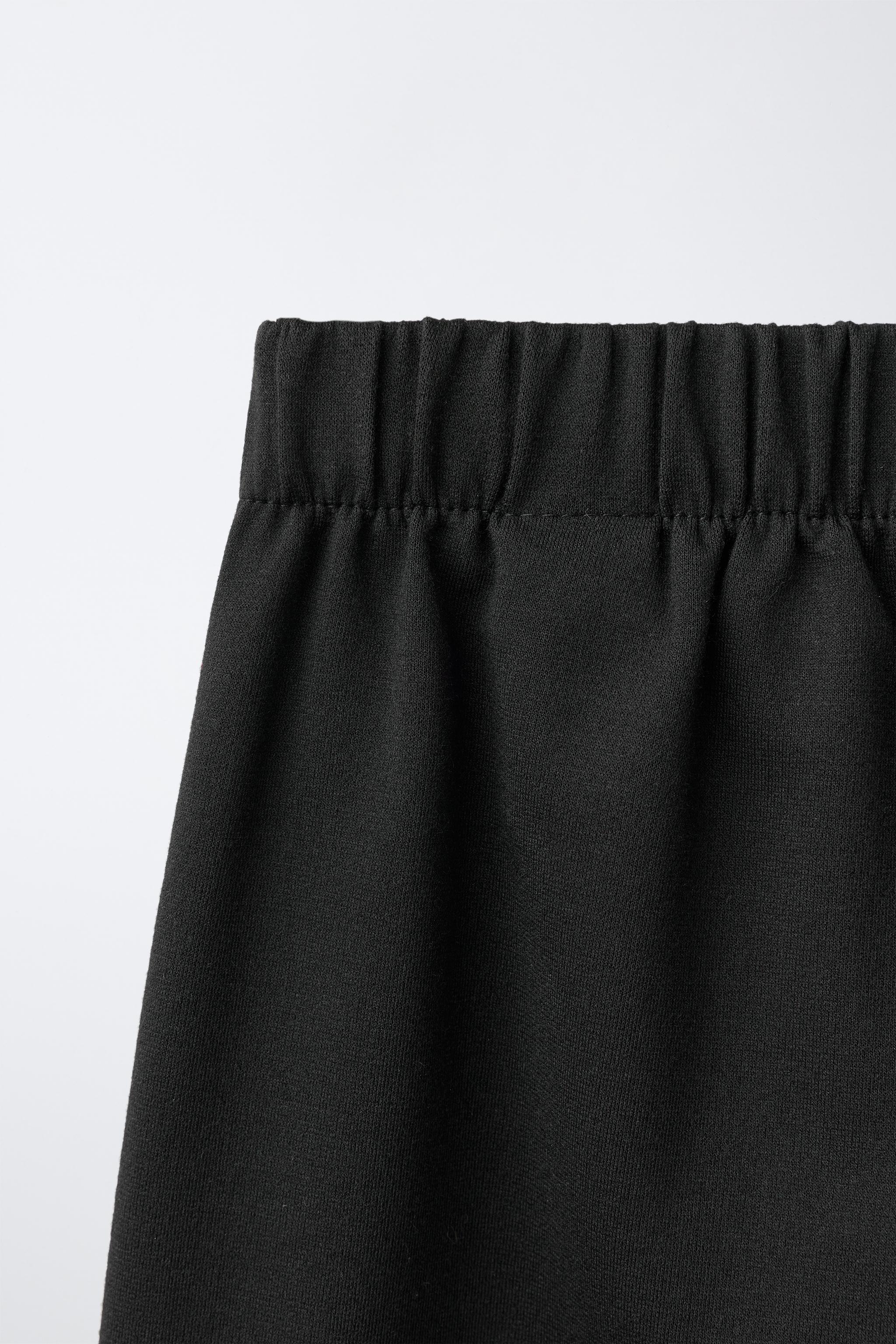 WIDE LEG PONTE PLEATED PANTS