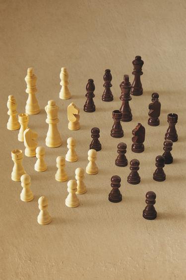 LOT PIÈCES JEU D’ÉCHECS (LOT DE 32) - Blanc / Noir de Zara - Image 5