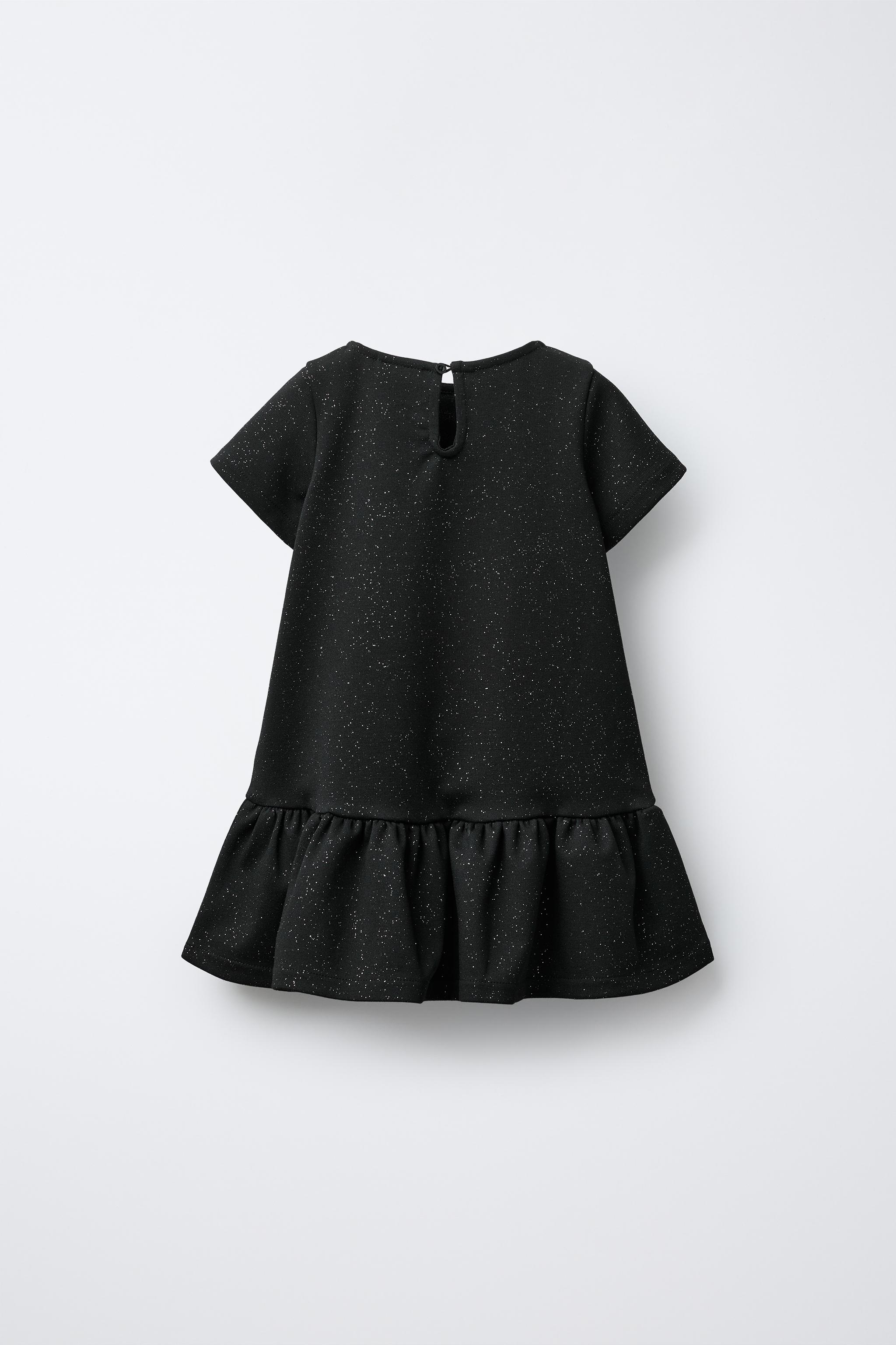ROMA KNIT DRESS WITH SHIMMER AND BOWS