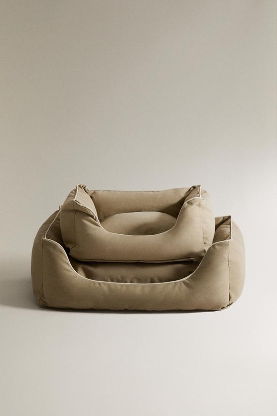 CAMA COM PIPPING PARA ANIMAIS DE ESTIMAÇÃO - Bege da Zara - Imagem 0