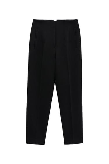 HIGH-WAIST TROUSERS