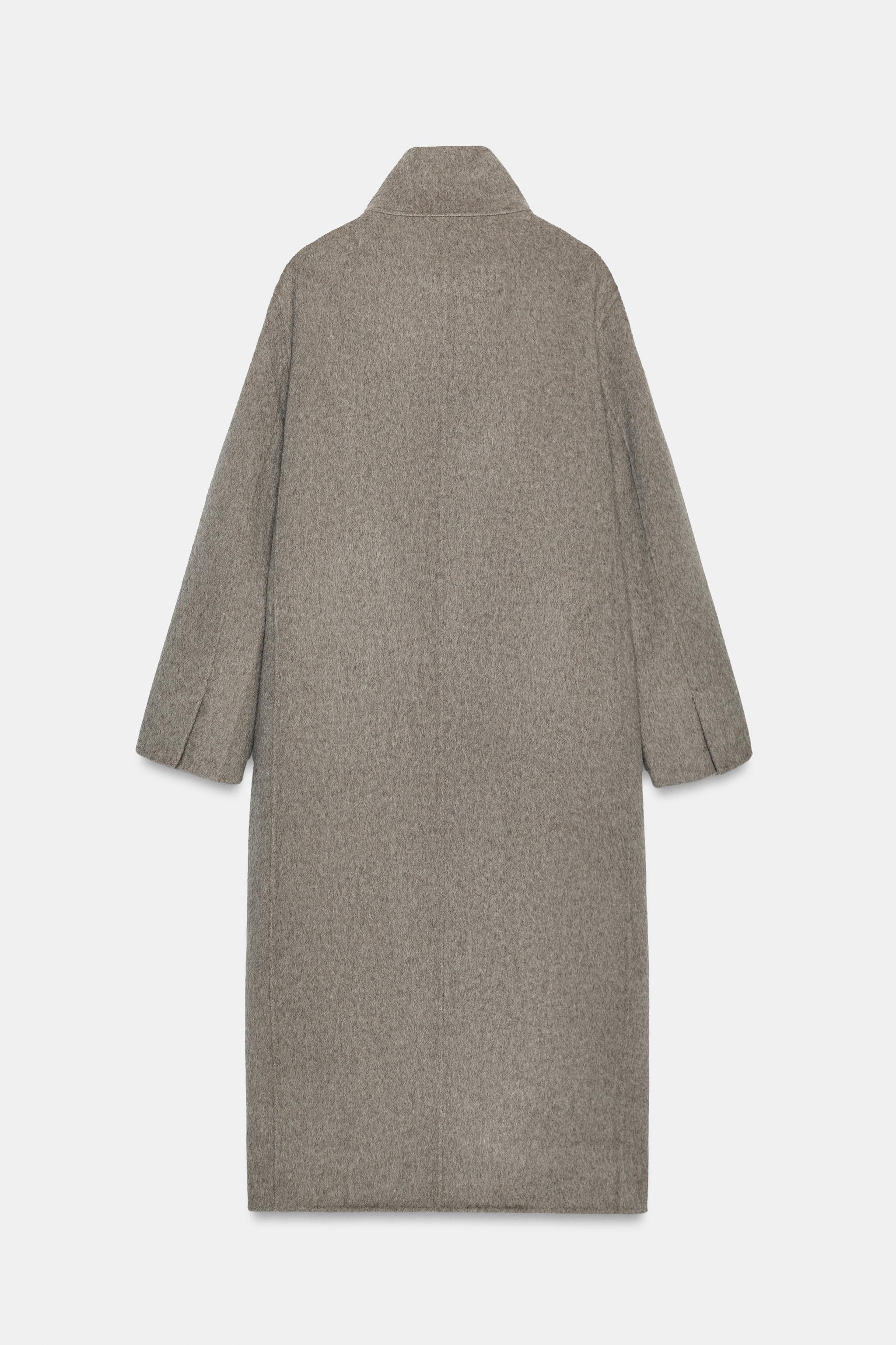 ZW COLLECTION ウールロングコート - グレーマール | ZARA Japan / 日本