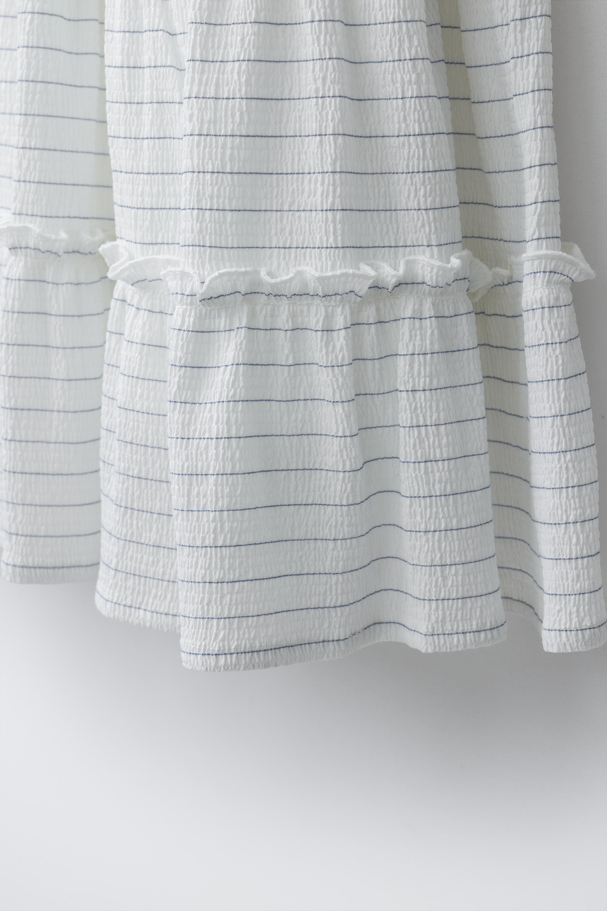 zara ribbed dress with ruffles Zara | Dresses | Zara Black Ribbed Dress With Ruffles Nwt