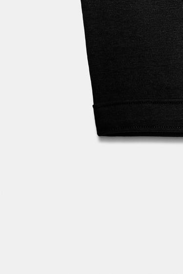 TOP COURT SANS MANCHES - Noir de Zara - Image 6