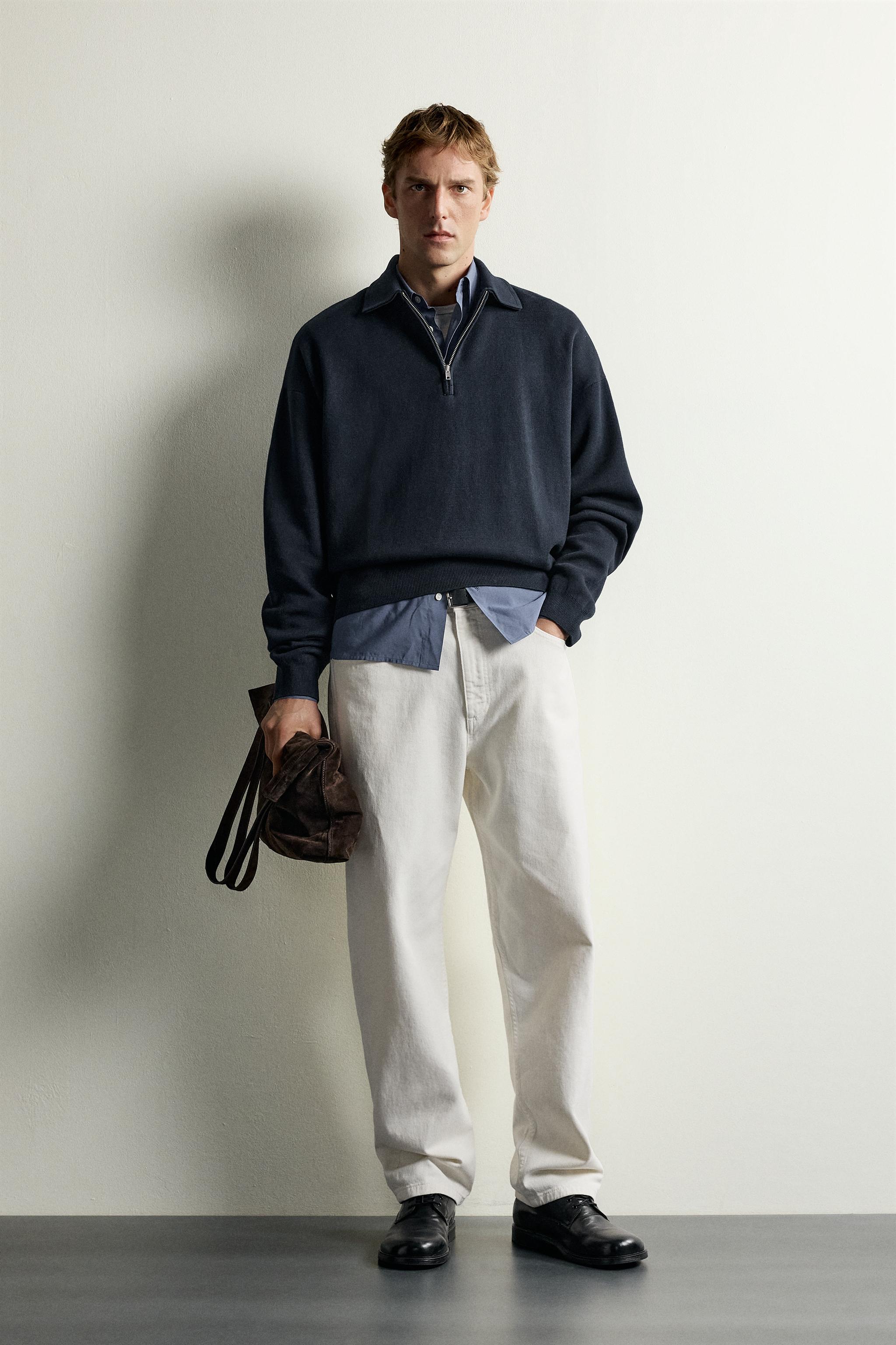 QUARTER-ZIP KNIT POLO