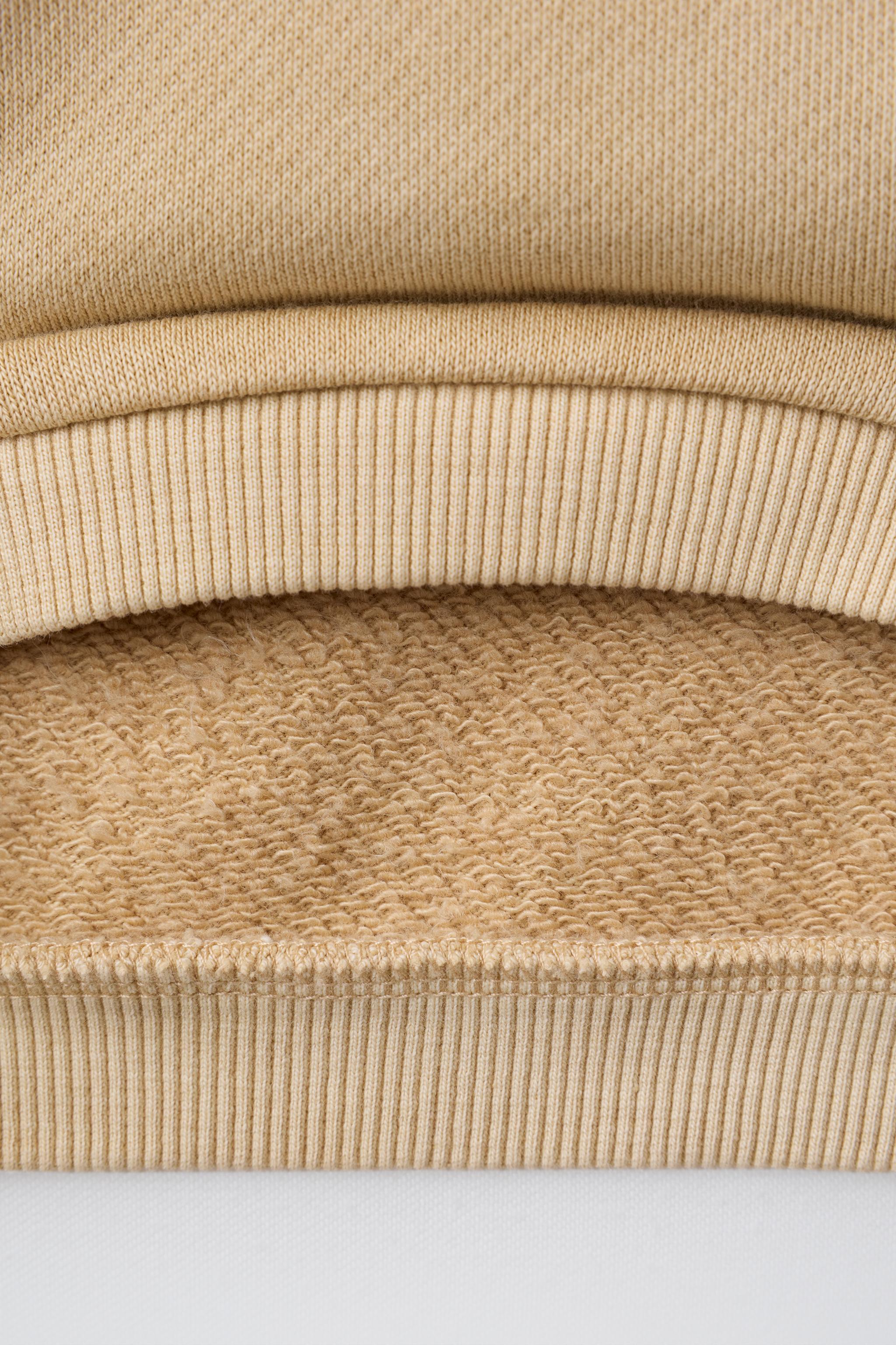 Детские свитеры Zara POLO COLLAR SWEATSHIRT AND JOGGER PANTS SET — фото 4