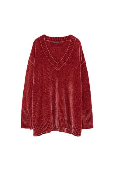 OVERSIZED CHENILLE SWEATER
