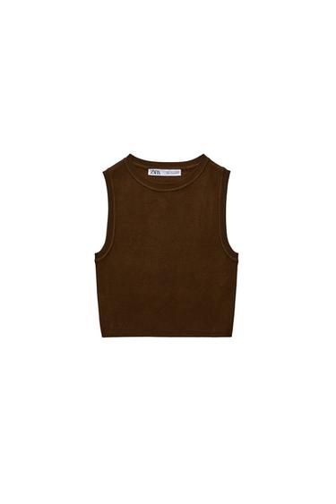 KNIT CROP TOP