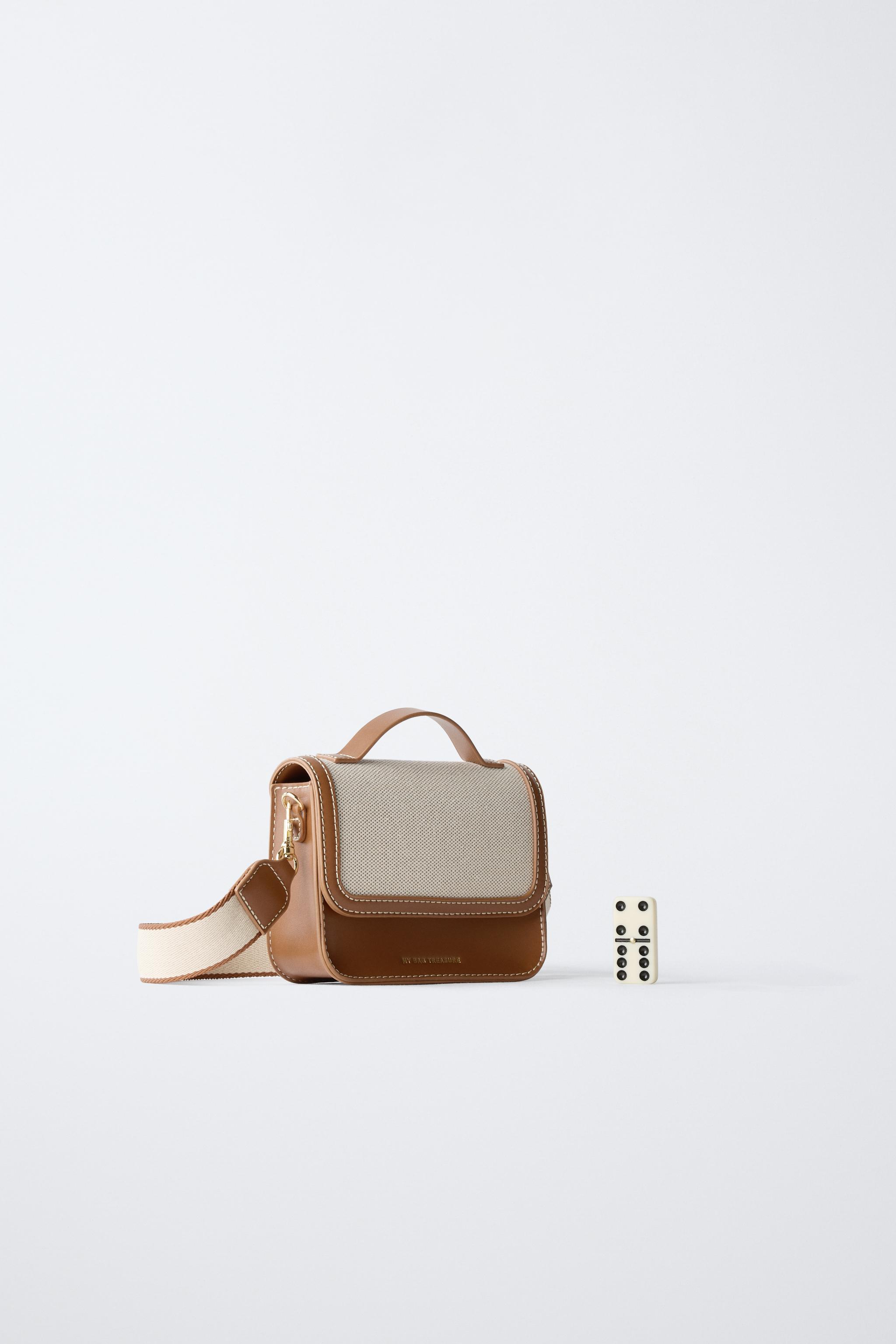 BOLSA A TIRACOLO MINI - Marrom | ZARA Brasil