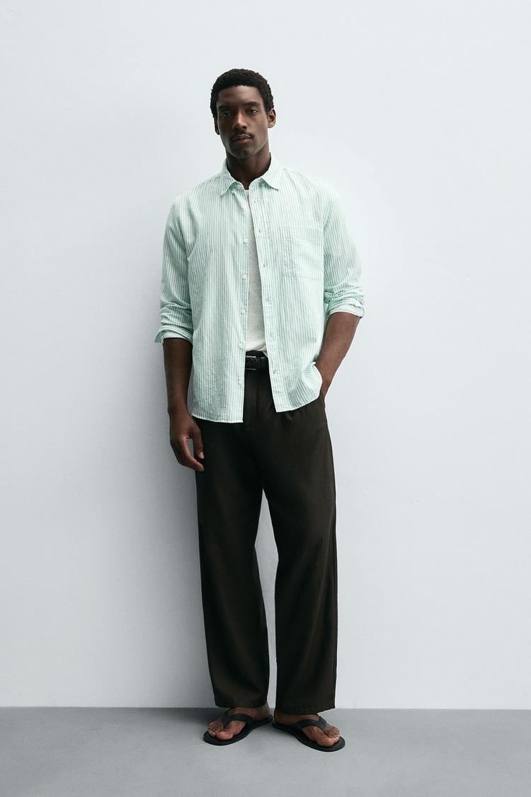 COTTON - LINEN SHIRT