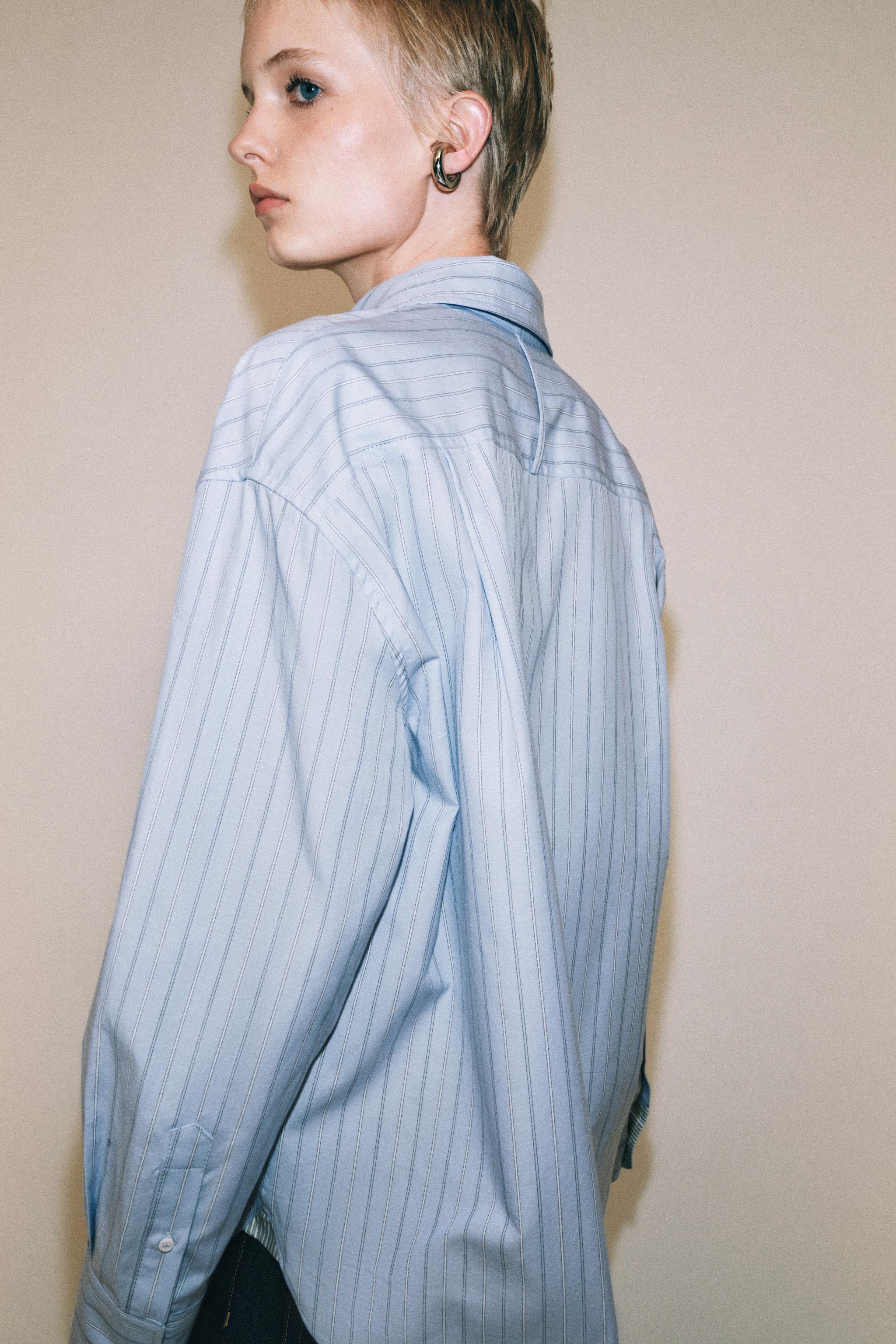 STRIPED OXFORD SHIRT ZW COLLECTION