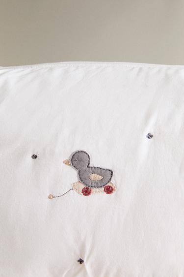 TROUSSE DE TOILETTE COTON PETIT CANARD - Blanc cassé de Zara - Image 4