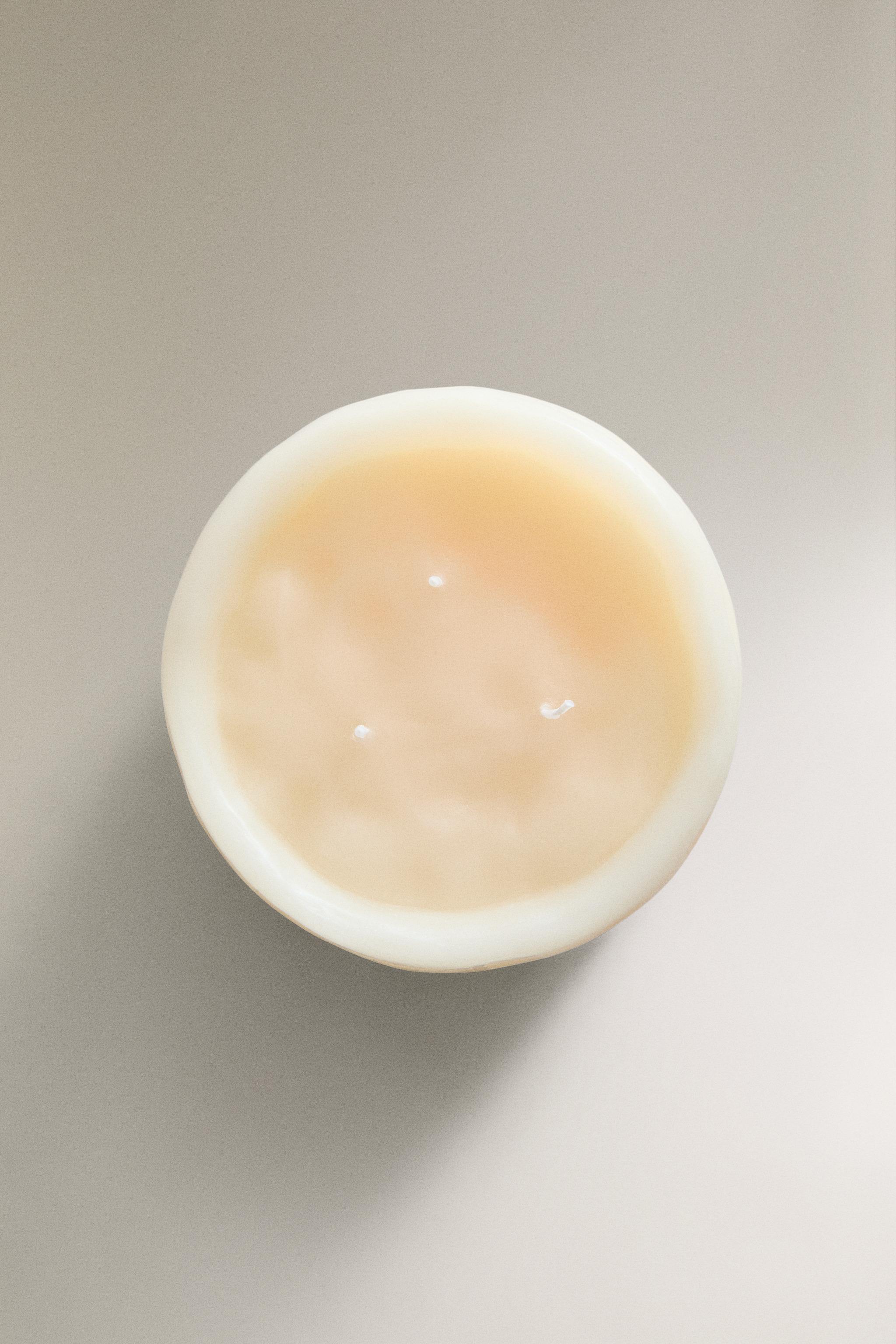 GRANDE BOUGIE DÉCORATIVE BEIGE