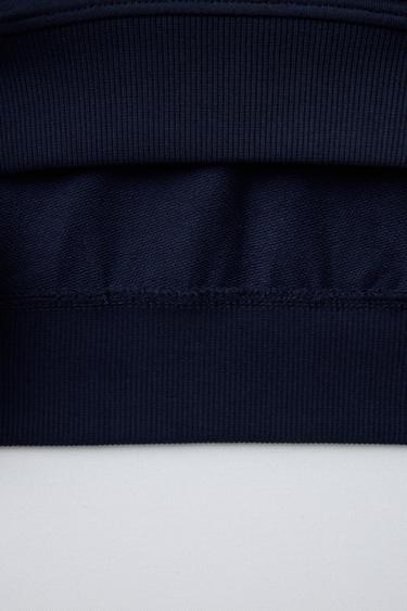 JOGGING HOODIE VEST - Navy blue by Zara - Image 3