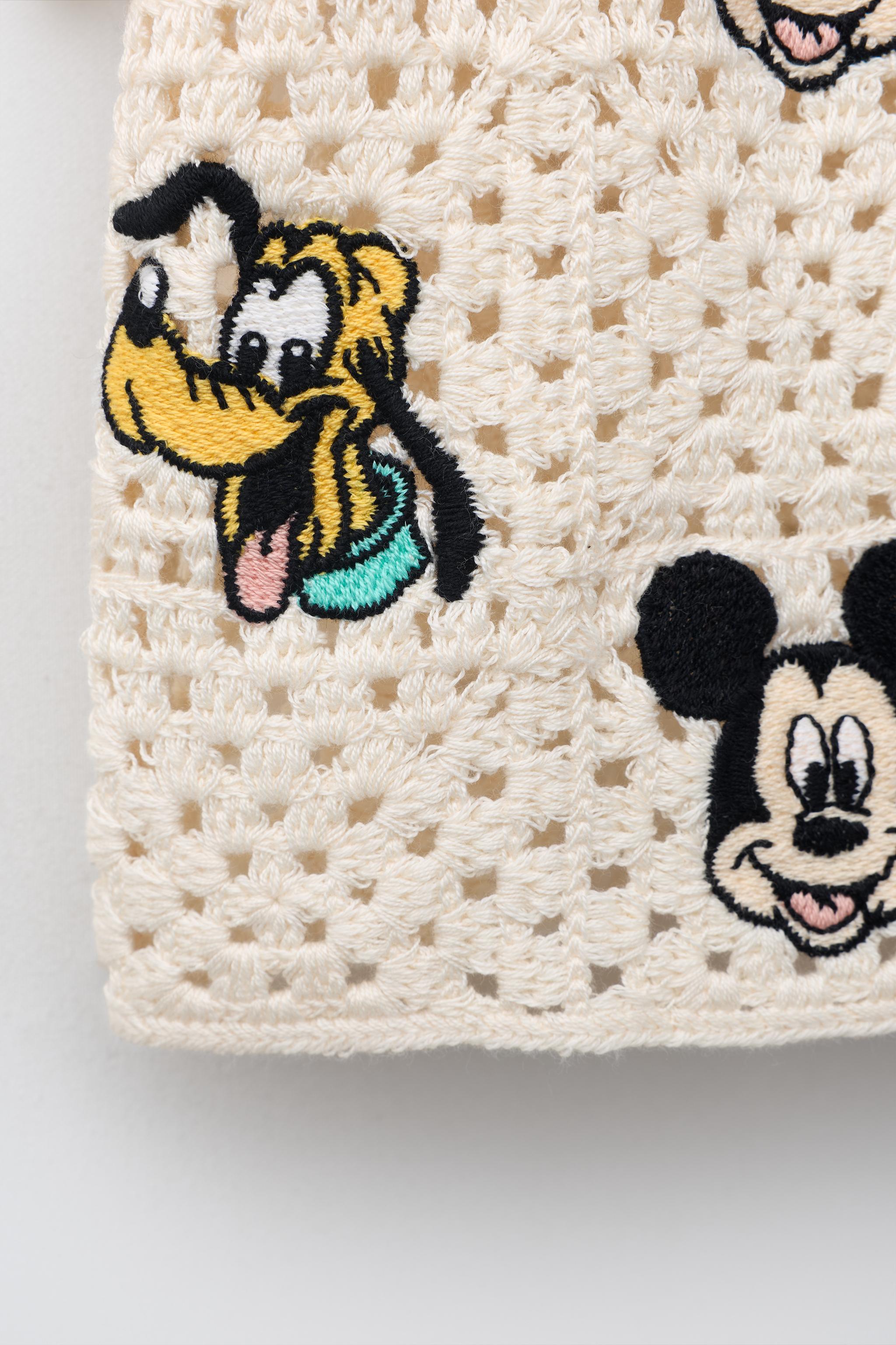 MICKEY MOUSE & PLUTO © DISNEY CROCHET KNIT SHIRT