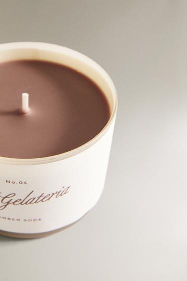 (150 G) AMBER SODA SCENTED CANDLE - Light brown by Zara - Image 2