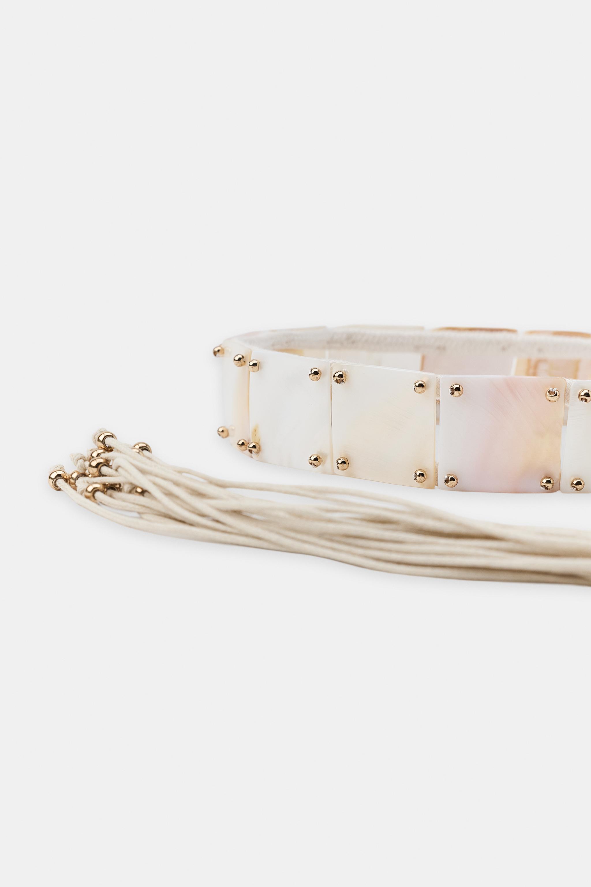 CEINTURE CORDON COQUILLAGES