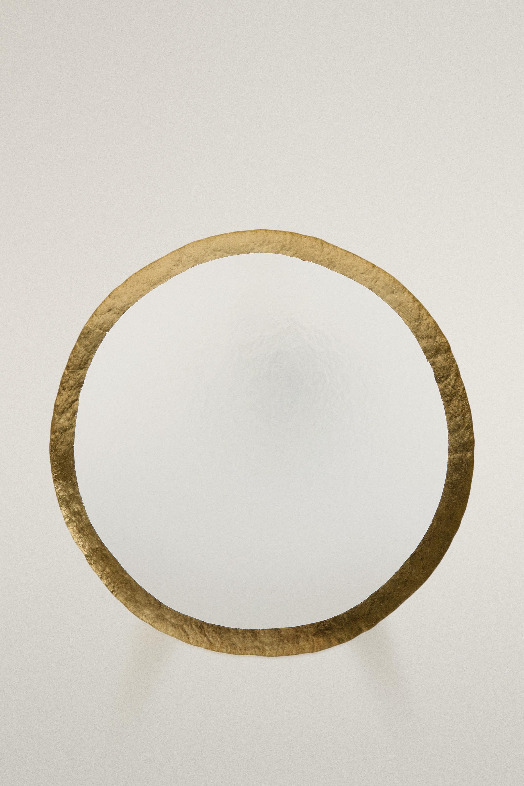 GLASS SERVICE PLATE WITH RIM