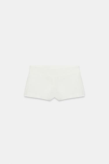 SHORT MINI - Écru de Zara - Image 3